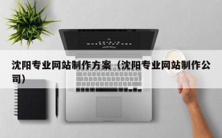 达州沈阳专业网站制作方案（沈阳专业网站制作公司）